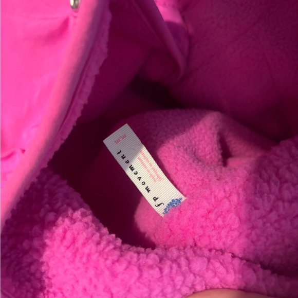 Free People Pink Hit the Slopes Fleece Jacket - Picture 2 of 3